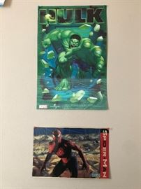 Hulk and Spider-Man Posters