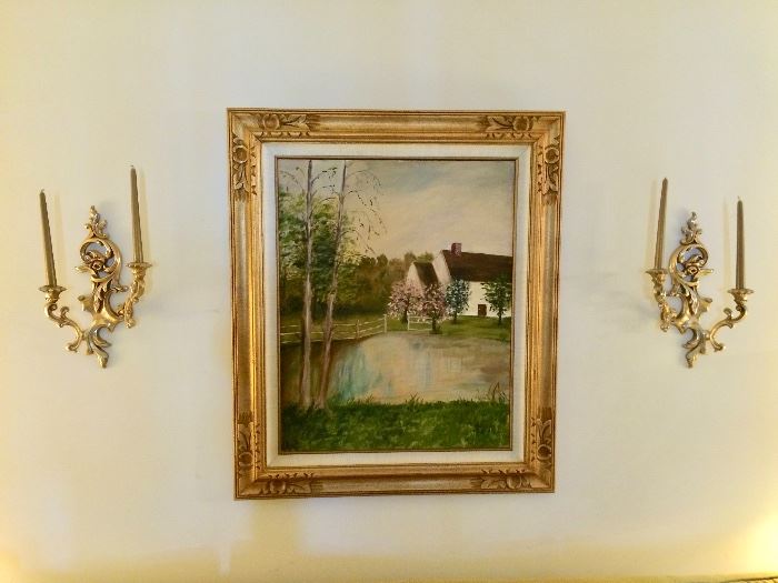 frame still available, painting removed by owner 1/31