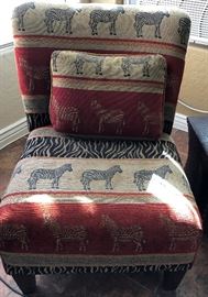 Zebra Print Chair
