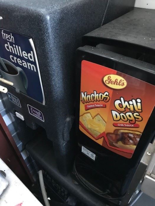 Commercial Nachos and chili machine