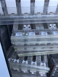 Several cigarette commercial dispensers