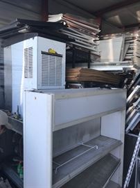 Shelving, wall units too many to count