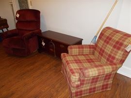 Lazyboy rocker recliner, club chair