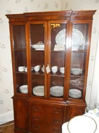 china cabinet with nice china