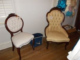 Victorian chairs