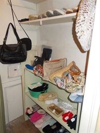 shoes, pocket books, slippers, gloves