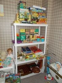 vintage toys and games, old Fisher Price