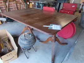 Duncan phyfe table, table top grill