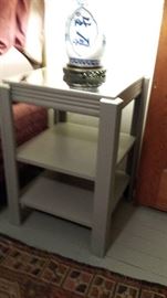 Painted deco side table