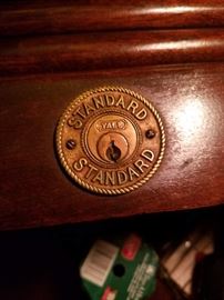 Lock on secretary roll top desk