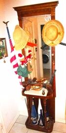 Hall Tree---antique