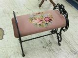 Iron Needlepoint Point Bench