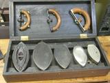 Set of Sad Irons W/Original Box
