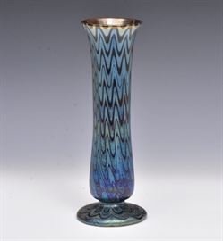 Loetz Art Glass Vase bid today thru March 24th at www.fairfieldauction.com