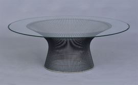 Warren Platner Coffee Table bid today thru March 24th at www.fairfieldauction.com