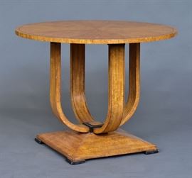Maitland Smith Birch Center Table bid today thru March 24th at www.fairfieldauction.com