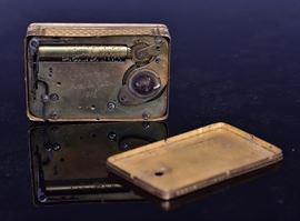Swiss musical enameled snuff box, the movement dated 1812 bid today thru March 24th at www.fairfieldauction.com