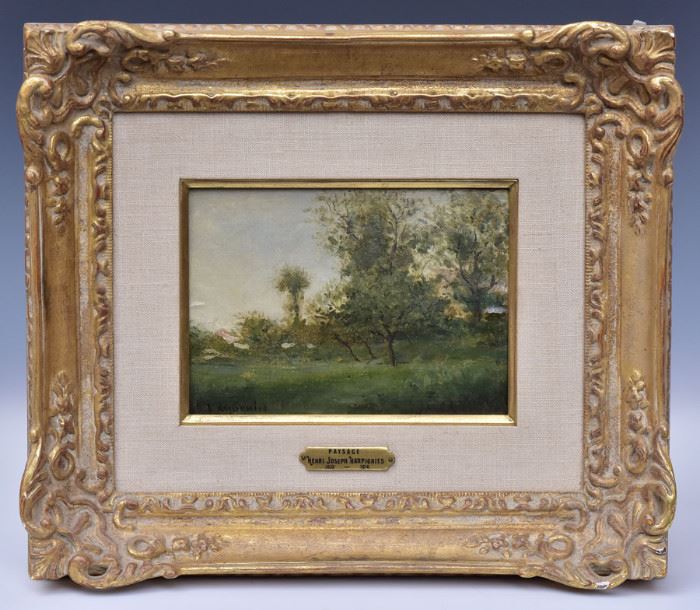 Henri-Joseph Harpignies                                                                                               bid today thru March 24th at www.fairfieldauction.com