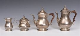 sterling tea set