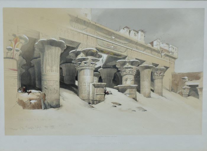 David Roberts litho Egypt, pub. Moon, 1847