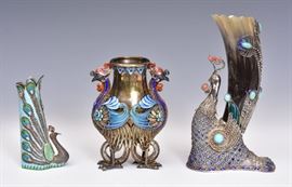 Chinese enameled silver