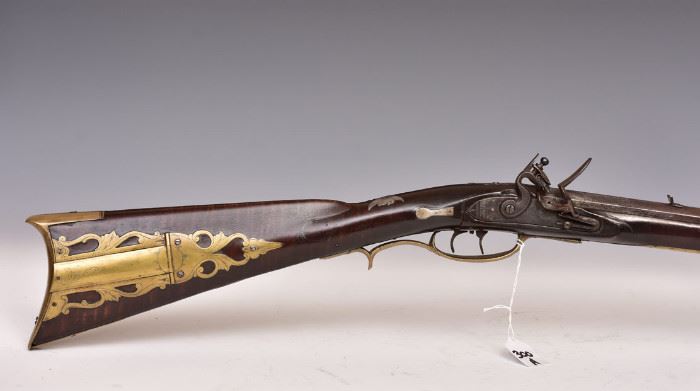 tiger maple flintlock rifle                bid today thru March 24th at www.fairfieldauction.com