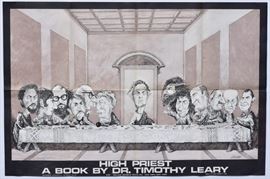 Timothy Leary poster, 1970 Bid today thru March 24th at www.fairfieldauction.com