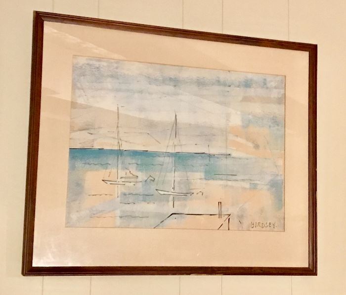 Alfred Birdsey, 1912-1996, Bermuda 
Watercolor 