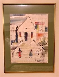 Alfred Birdsey, 1912-1996, Bermuda 
Watercolor 