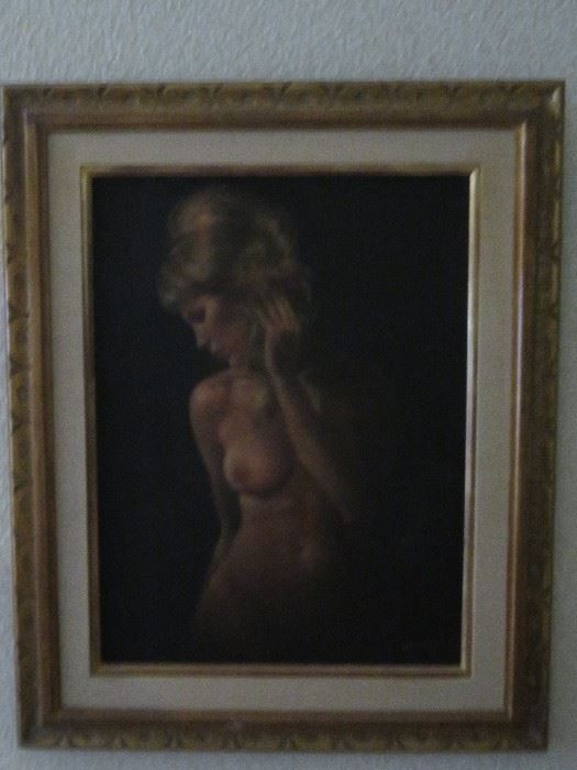 Oil Painting by Leo Jensen Listed (1930 -1980)