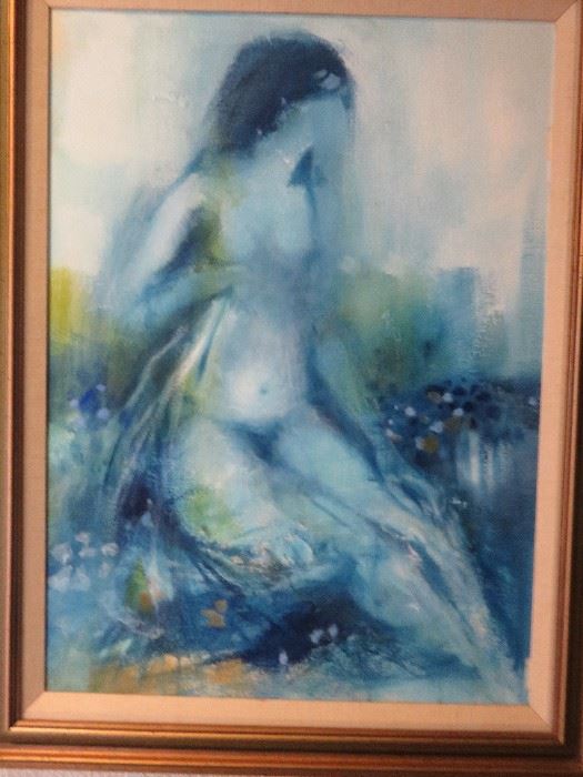 Nude Unsigned Oil on canvas