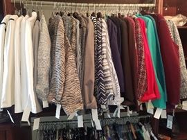 Approx 50 upscale professional jackets- all clean and contemporary- LAFAYETTE, St Johns, DKNY, everything in like-new condition