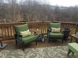 Chairs and loveseat sold separately