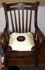 a wonderfully built antique chair