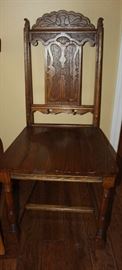 set of three antique chairs