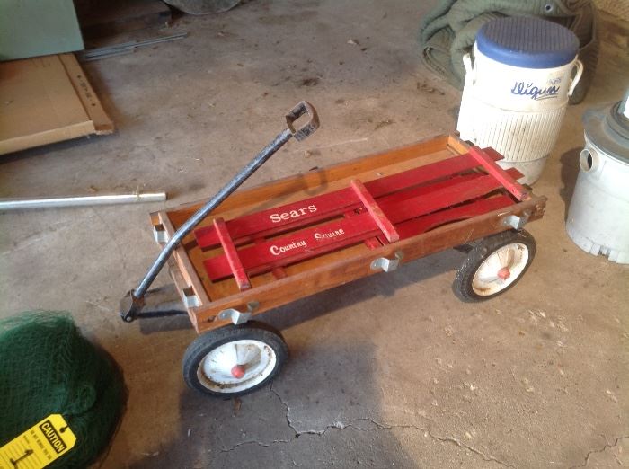 Child's cart by Sears...has sides.  $35