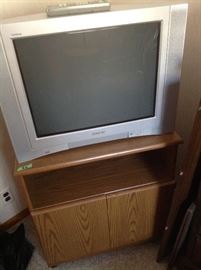 Tv stand....$20.  Tv is free