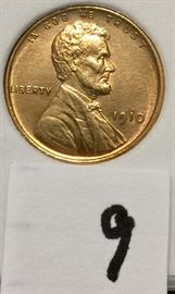 1910 Lincoln Wheat Cent Penny Proof