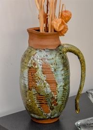 Edna Arnow Chicago Mid Century Art Pottery Pitcher