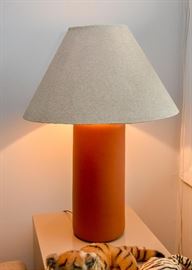 Vintage Cylinder Table Lamp