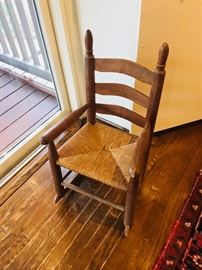 Antique child’s chair