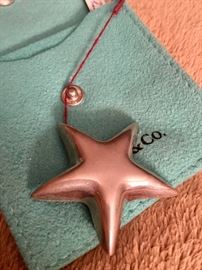 Sterling Tiffany star pin