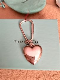 Tiffany sterling key ring 