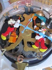 Mickey and Goofy wall clock