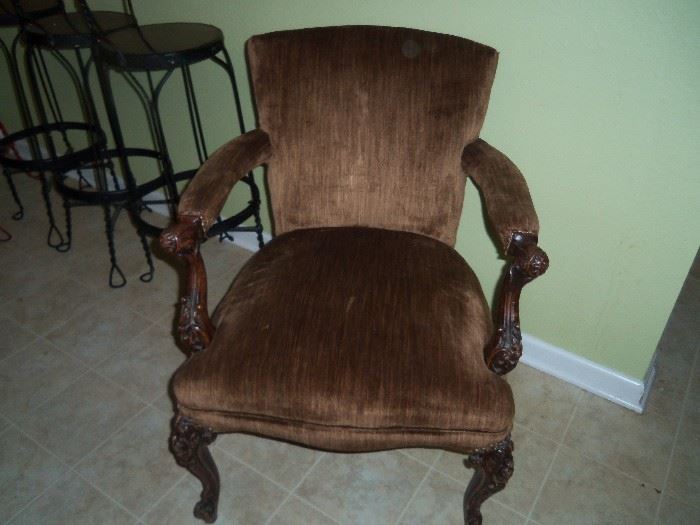 Victorian Queen Ann Leg Chair