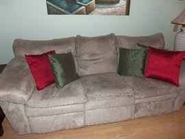 Microfiber sofa