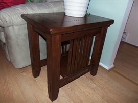Mission style end tables (2)