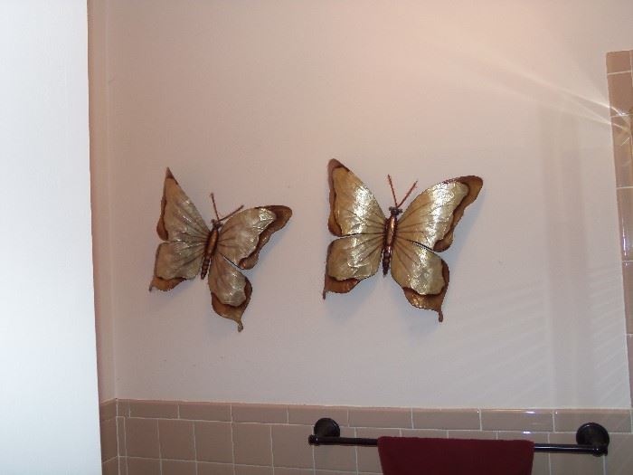 Butterfly wall art (metal)