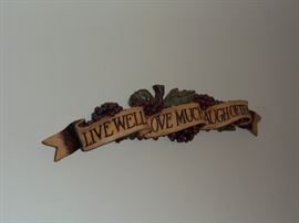 Wall plaque