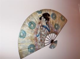 Decorative wall art - Asian fans
